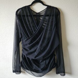 Elegant Sheer Mesh Top Fashion Nova